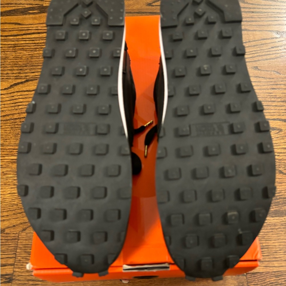 .Nike LD Waffle Sacai Black Nylon Size 14 - Picture 9 of 10